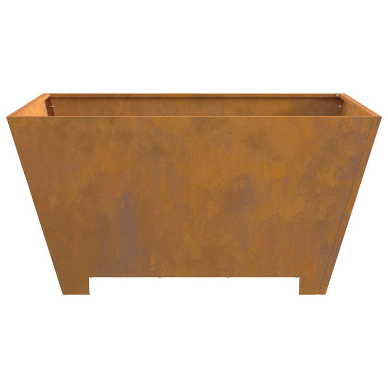 Outdoor Fire Pit for Heating, 40cm H x 80cm W x 80cm D, Brown