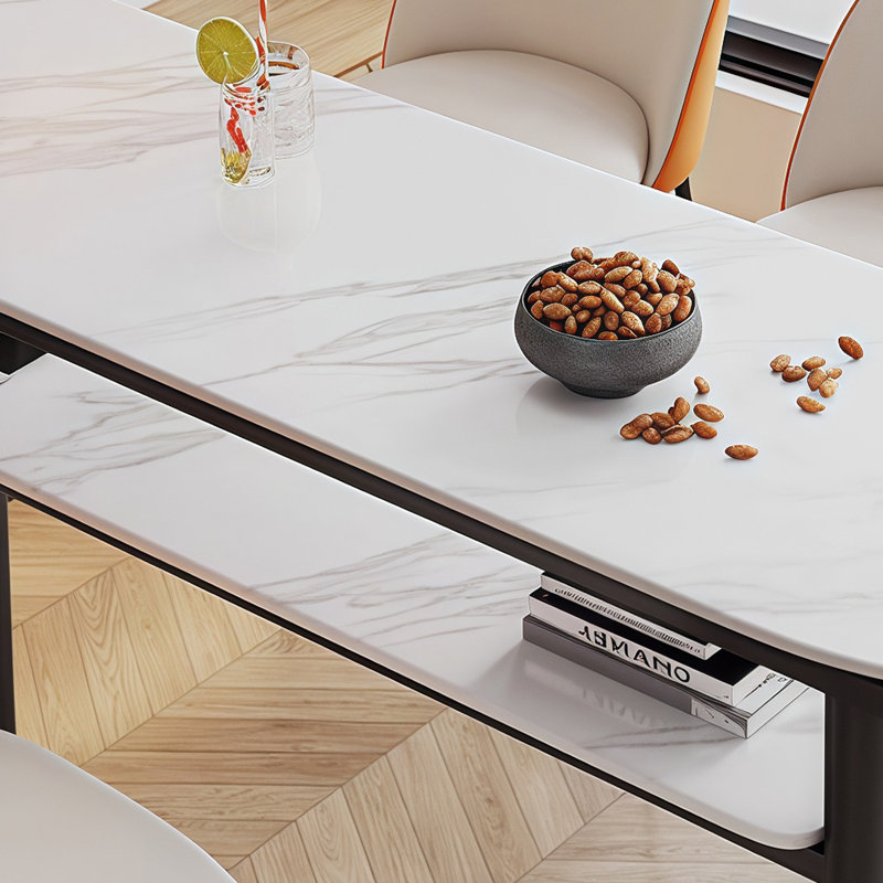 Table de bar moderne et simple., H 41,3 po x L 66,9 po x l 19,6 po