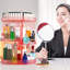 Organisateur de maquillage rotatif 360 avec 7 couches réglables - Rangement pour parfums et cosmétiques pour comptoir de salle de bain et de salle de bain-1527351092