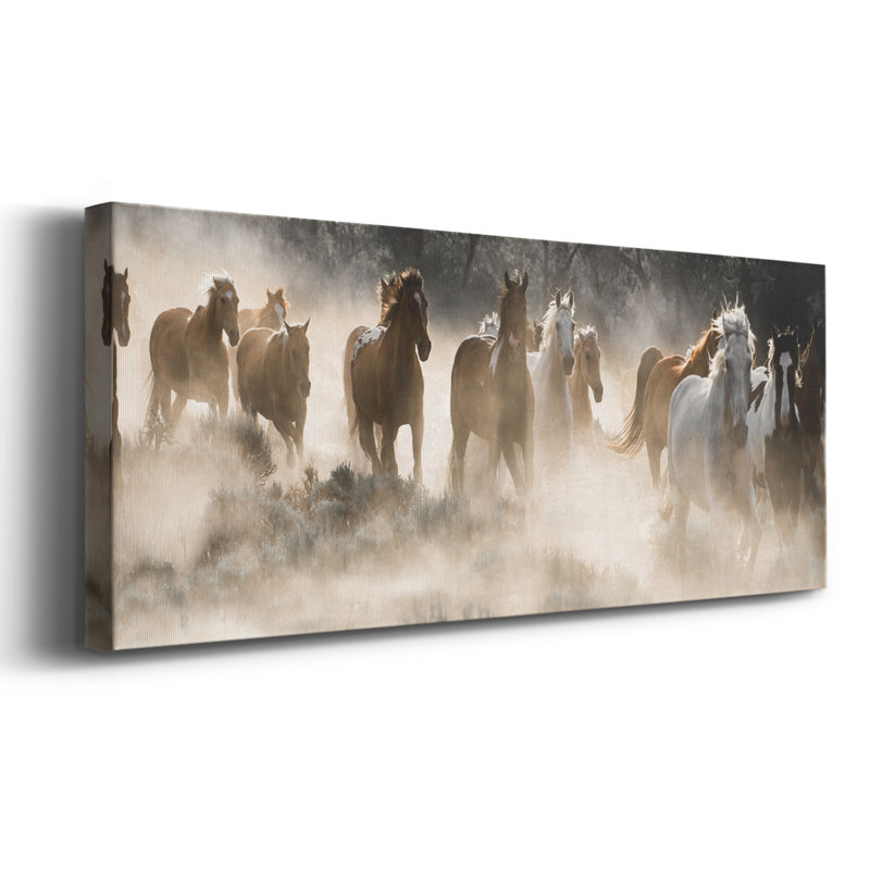 Kickin Up Dust-Gallery, toile tendue, H 24 po x l 60 po x P 1,5 po