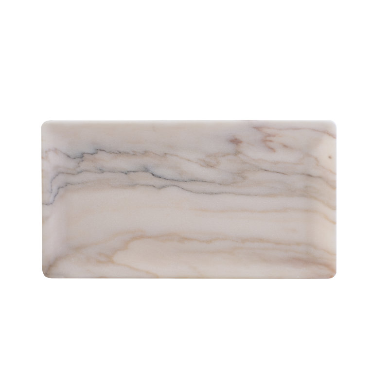 Calypso Marble Rectangle Decorative Tray