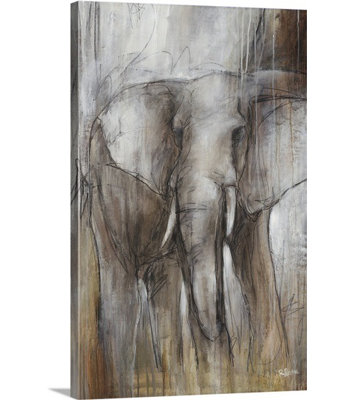 'Elephant Study by Rikki Drotar Painting Print