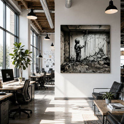 Peinture décorative sur toile