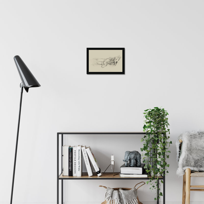 Dog Days III by Ethan Harper - Print, Black Framed Paper Print, 55cm H x 80cm W
