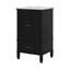Meuble-lavabo de 20 po avec lavabo en céramique, armoire de rangement avec portes et tiroir
