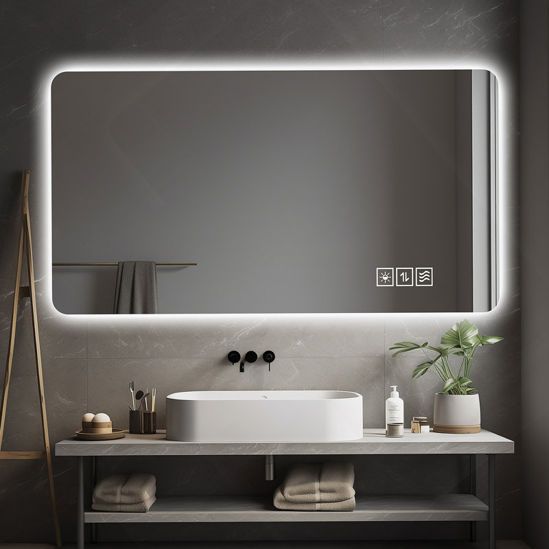 Miroir mural à DEL pour l'intérieur