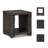 Humnoke Square Metal Outdoor Side Table , 20.25'' in. W 20.13'' in. D