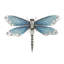 Décoration murale éclectique en métal turquoise 25 po x 16 po