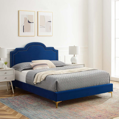 Modway Aviana Performance Velvet Bed