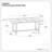 Campbell 72"W Mango Wood Industrial Dining Table, Powder-Coated Metal Base, Rectangle-1565328150