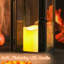 Ensemble de 2 lanternes en métal noir avec décor de feuillage d'automne amovible, citrouille et baies avec bougies sans flamme - bougie à DEL