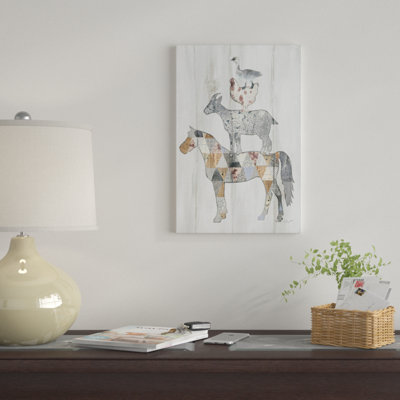 « farm family ii », impression sur toile