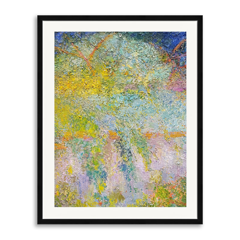 Allaire Garden Wall Print by Marsha Heller, Black Framed Paper, 31.25" H x 25.25" W