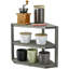 Solid + Manufactured Wood Cabinet Shelving Rack