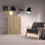 Basic Low Wide Storage Cabinet (2 Shelves) with 2 Doors-127661281