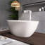 Baignoire de trempage autoportante en résine 59 po Modern-125033656