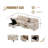 Sectional Sofa With Ottoman-1324129636