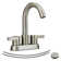 Bathroom faucet with 360 degree turn spout