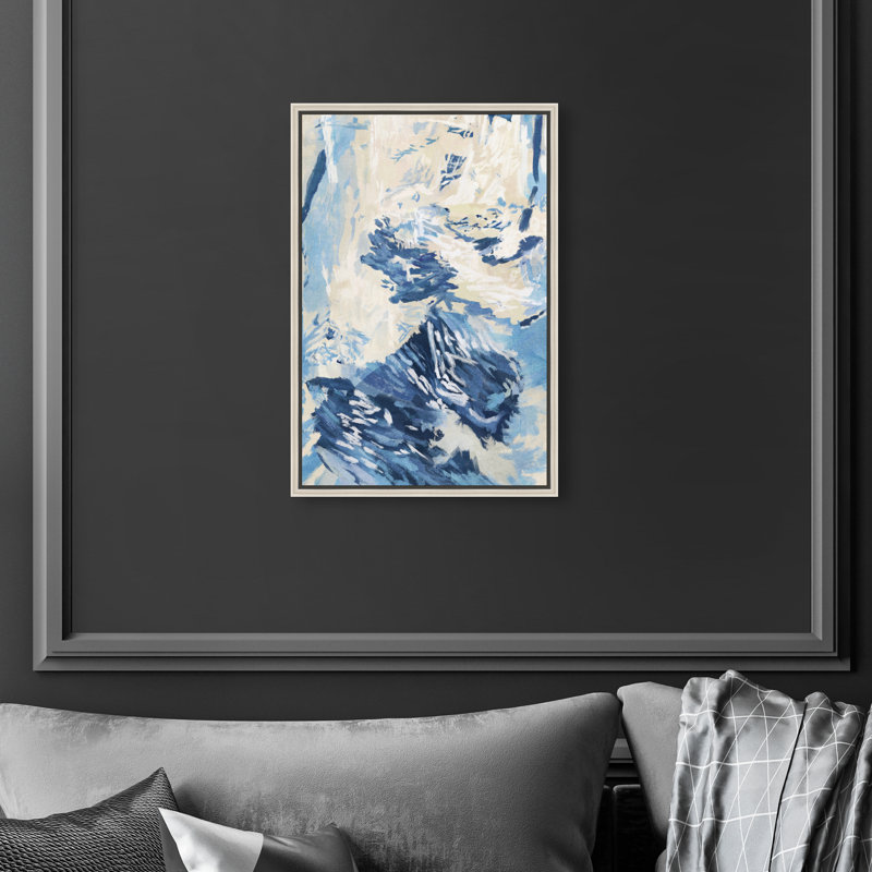 Coastal Feel I Print by Oliver Gal, 11"H x 16"W, Silver Floater Frame