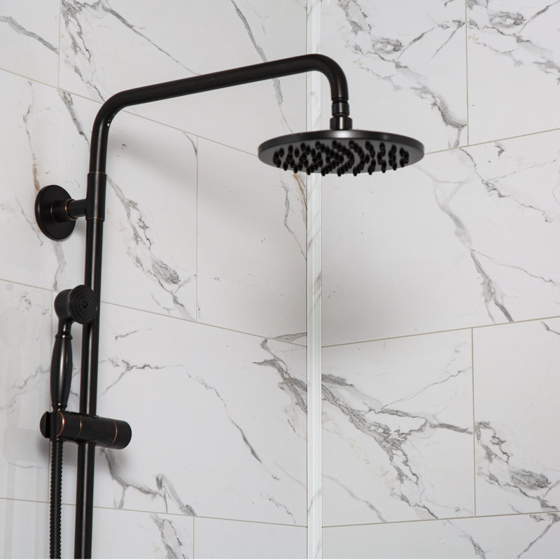 Palisade 23.2 in. x 11.1 in. Interlocking Vinyl Wall/Backsplash Panels in Carrara Marble (10 Pack), Carrara Marble