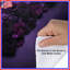 Housses de couette à motif floral mauve-133729514