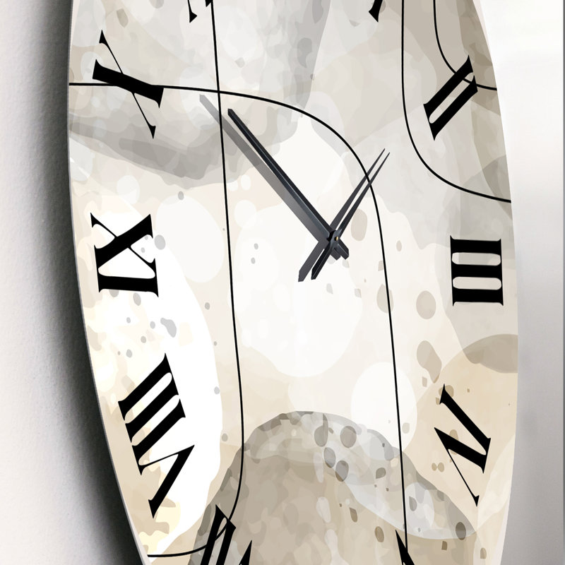 Horloge murale Mid-Century, Grand
