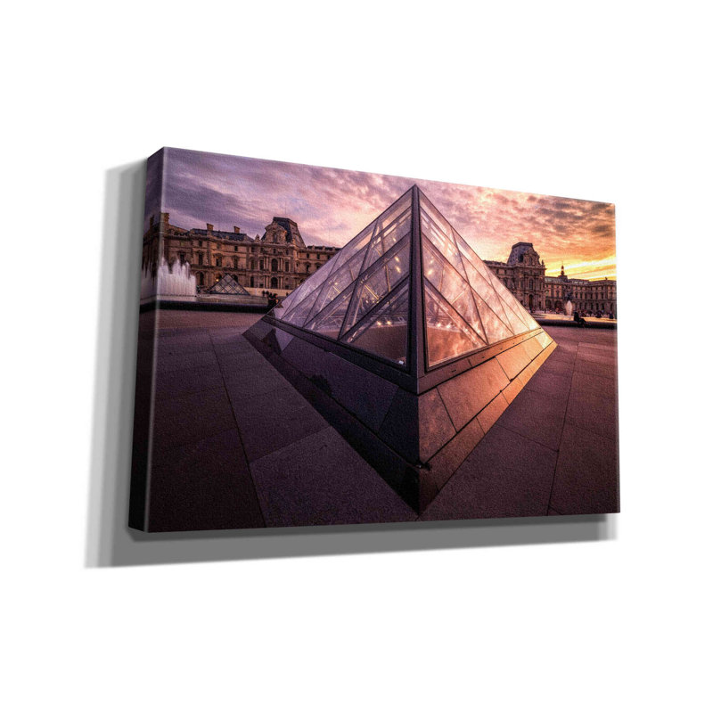 'Louvre II' by Giuseppe Torre, Canvas Wall Art, 26" H x 40" W x 1.5" D