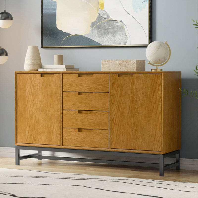 Buffet Banting de 60 pouces de largeur avec tiroirs centraux