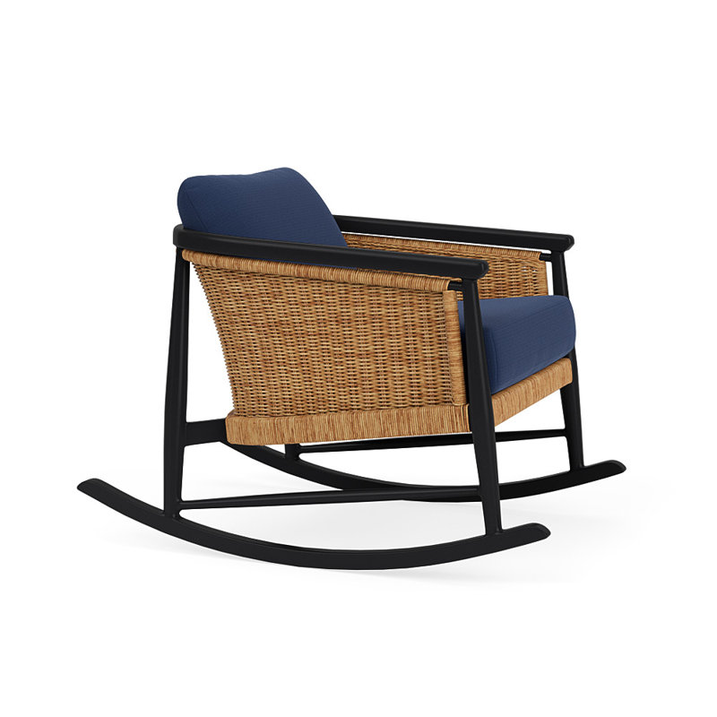 Galloway Outdoor Rocker Chair, Beach Navy