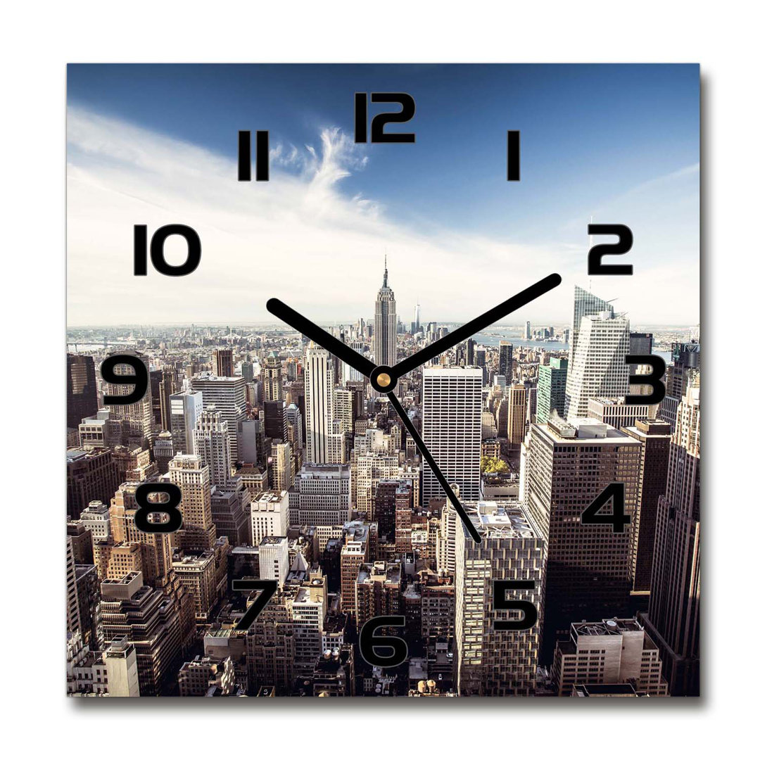 Analoge Wanduhr Journiee New York 60 cm Geräuschlos