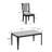 7-Piece Dining Set with Rubberwood Table & Nailhead Trim Chairs-1786055804
