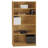 Doyno Tall 5 Shelf Bookcase, Storage and Display Bookshelf for Home Office and Living Room-1497108294