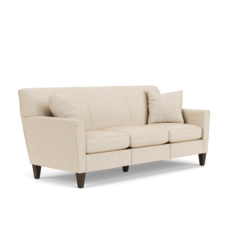 Canapé à accoudoirs arrondis 80 po, Polypropylène / oléfine beige clair