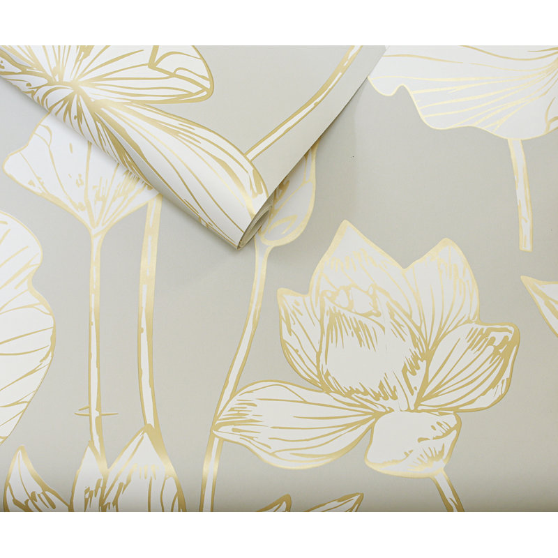 Sophia Satin Peel & Stick Wallpaper Roll