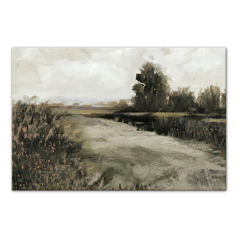 Impression sur toile antique Moody Landscape, H 16 po x l 24 po