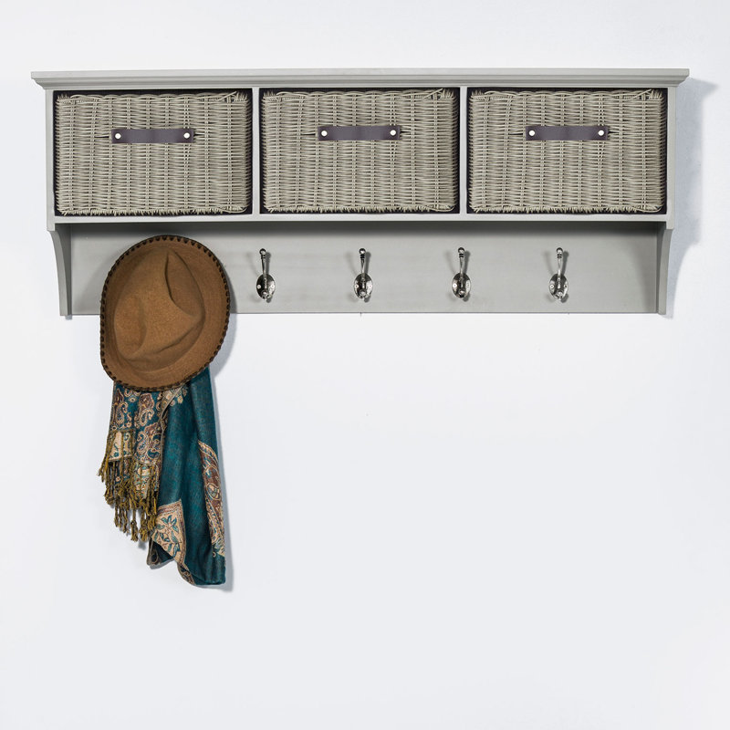 Annabell Cube Shelf, Grey/Grey