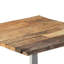 Table basse en bois récupéré massif 21,7 po x 21,7 po x 15,7 po