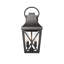 Lanterne murale d'extérieur 2 lumières avec verre transparent Ariel