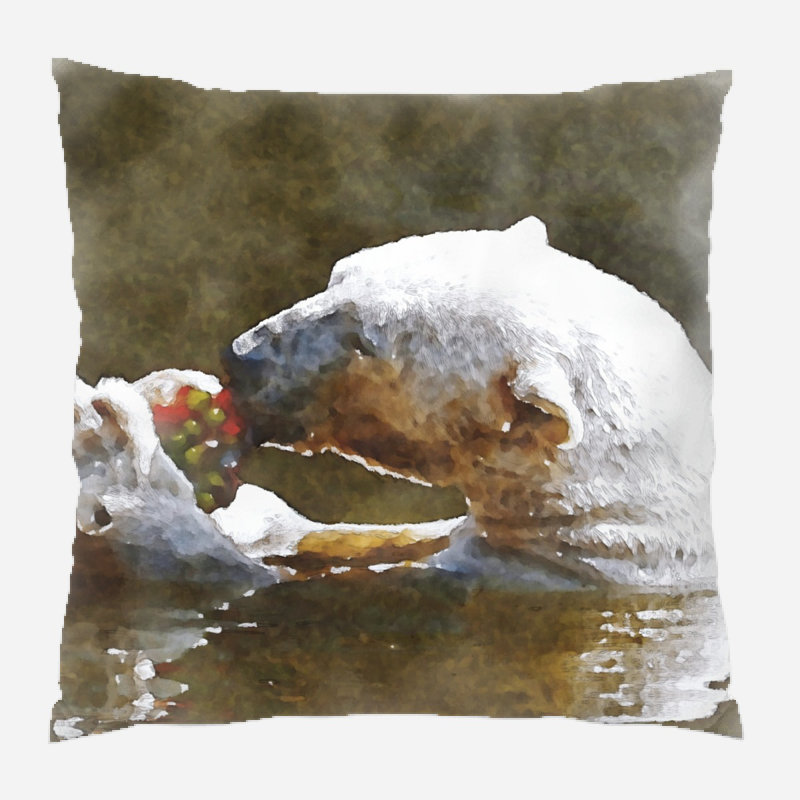 Daniela Outdoor Reversible Throw Pillow, Microsuede, Indoor