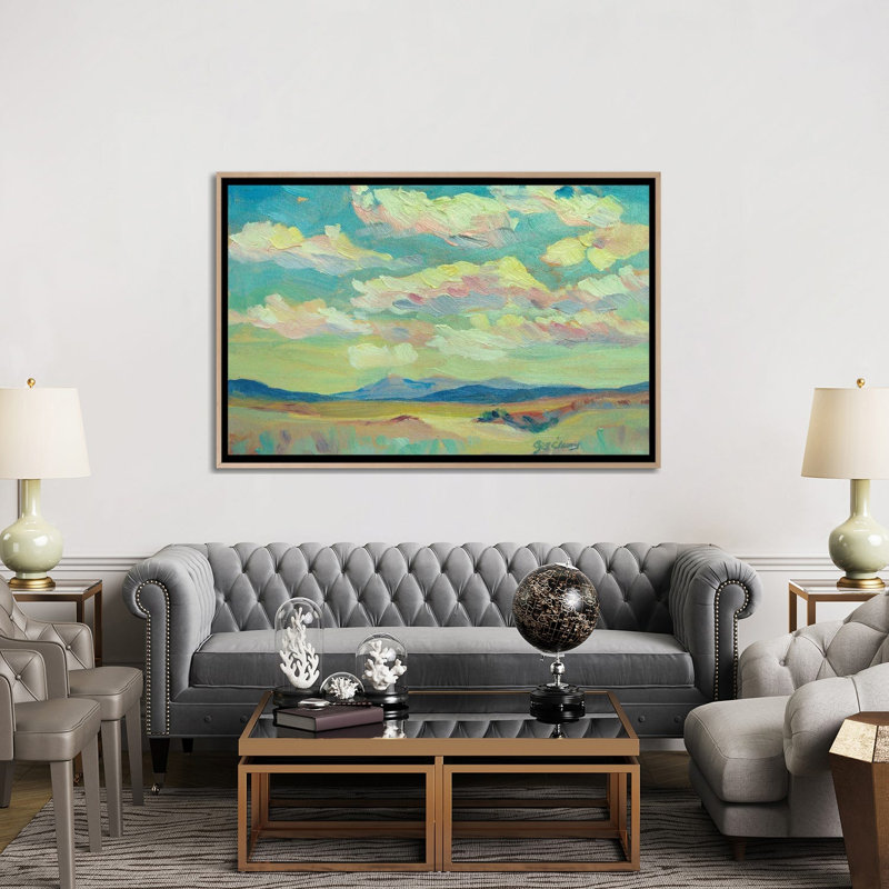 Rio Chama 1 Piece Wall Art on Canvas, 101.6 cm H x 152.4 cm W x 4.445 cm D, Natural Wood