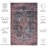 Adream Oriental Dark Green/Rust Area Rug-1735439111