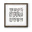 Mixed signaux VIII-reproduction d’art sur papier encadrée-1203249857-1203249862
