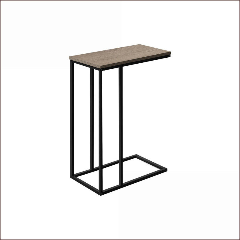 Table basse Modern Modern en stratifié brun, Tanné