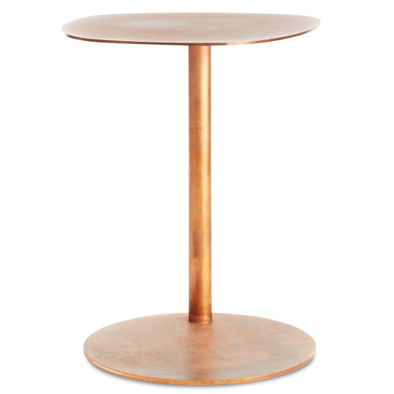 Swole Single End Table, Copper, 20" H x 20" W x 15" D