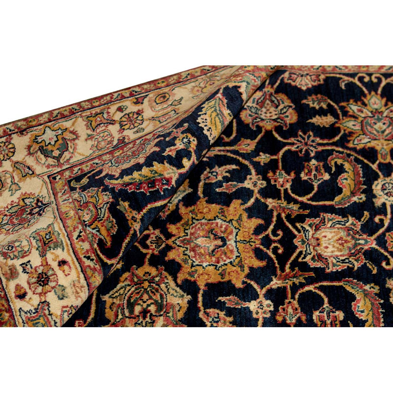 Hand-Knotted High-Quality Blue Area Rug
