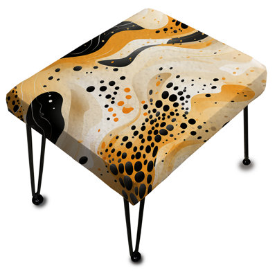 Trenea - Animal Print Rectangle Ottoman