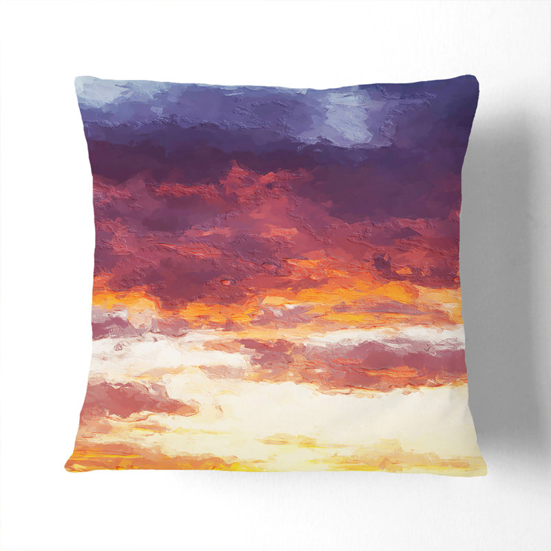 Square Throw Cushion, 40cm H x 40cm W x 15cm D