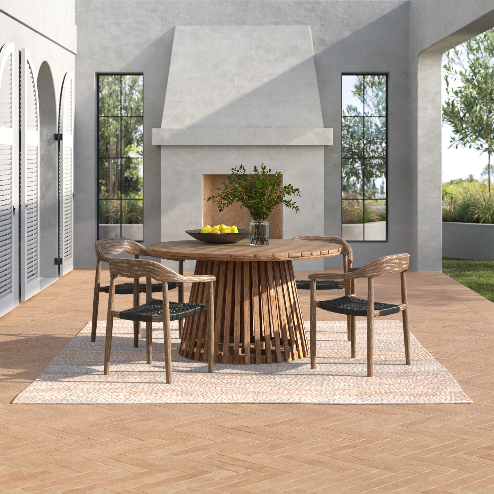Bardolf 55" Patio Dining Set