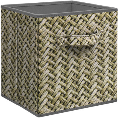 11" Foldable Fabric Storage Cube Bins with Handles