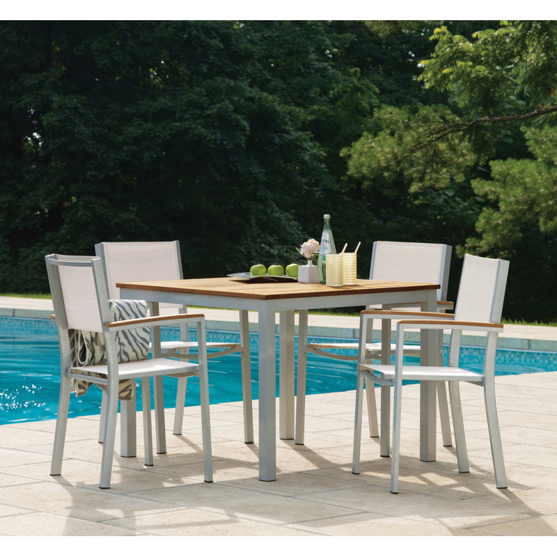 Travira Outdoor Dining Set, Natural